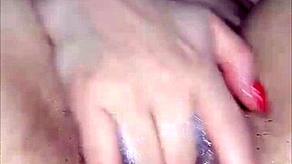 busty milf crams chinese balls in huge ass anally?