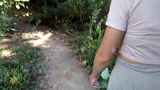 caught banging hot redhead in woods italian dirty talk