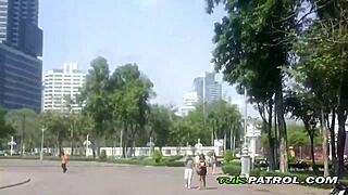 Pickup Thai Asian Teen Pussy Slammed Hard Interracial Outdoor Public Fuck Fest