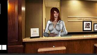 Zayna's Shaved Redhead Pussy Joins Tara's Big Tits Fuck in Hotel Sauna Ending 31