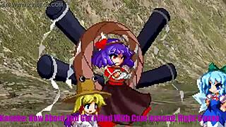 suika and cirno's futanari touhou parody choice explodes wild!