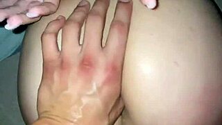 wife's quick pov anal assfucking tease