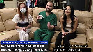 Blaire Celeste Delivers Double Blowjobs and Cum Blast in POV Nurse Scene