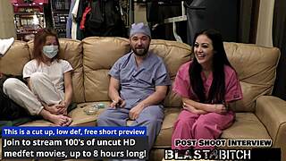Blaire Celeste Delivers Double Blowjobs and Cum Blast in POV Nurse Scene