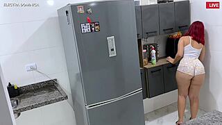 big ass maid teased me in mini shorts i got so horny