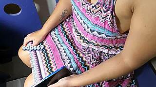Brazilian Milf Grinds My Dick With Phone On Crowded Train