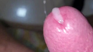 Italian stud jerks his huge cock till he explodes hard... listen to him moan!