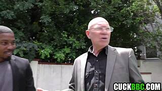 Millionaire cuckold watches bbc bulls roughly bang his big tits wife