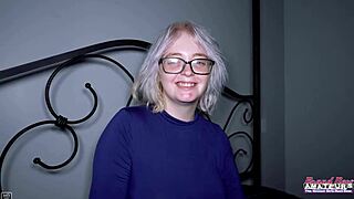 Platinum Blonde Coed Annie Archer Bj And Wet Muff Pounding