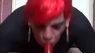 Sissy Crossdresser's Anal Tease on Real Cock Tempts You?