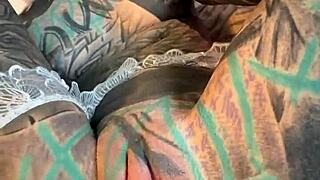 Ever heard a German goth tease her shaved pussy with dirty talk?