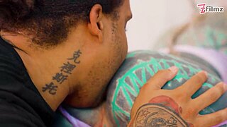 wanna see tattooed goth take bbc anal then atm deepthroat facial?