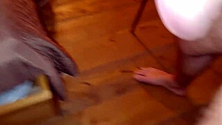 italian guy jerks massive oiled cock twice moaning hard in shirt