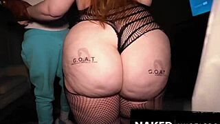 GINGER PAWG SLUT'S HUGE ASS Takes BIG BLACK COCK Doggystyle