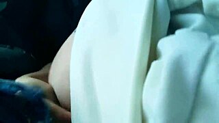 latina slut deepthroats monster cock on bus before creampie fuck!