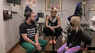 channy crossfire, spread legs for yearly physical exam
