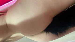 Skinny Teen Vibes Pussy Rides Dildo Butt Plug!