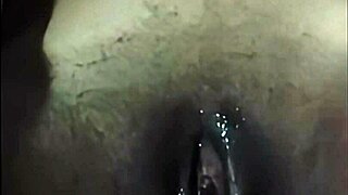 brazilian ebony wife takes hubby's creampie after weed foreplay fingering