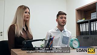 So this wife just fucks the loan manager while hubby watches?