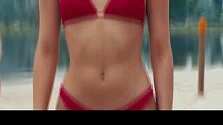 Devon Aoki Flaunts Red Bikini