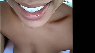 teasing lover in kitchen curves flashing hot