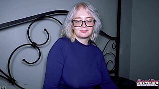 Platinum Blonde Coed Annie Archer Bj And Wet Muff Pounding