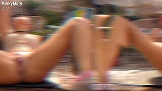 Teen Slave Bathes In Own Pee On Balcony For Old Master Humiliation