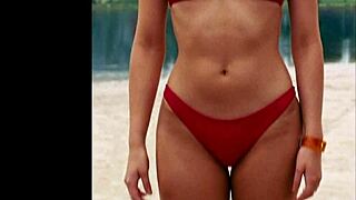 Devon Aoki Flaunts Red Bikini