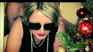 surprise stepmom sodomized hanging christmas tree balls amateur homemade roleplay anal creampie big cock milf
