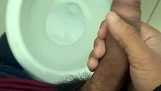 i stroke my huge brazilian cock in bathroom day six
