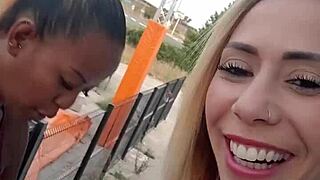 My friend and i seduced the sports coach in our steamy lesbian workout session together
