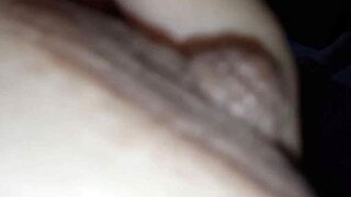 milk straight from brunette's nipples