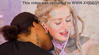 wanna see tattooed goth take bbc anal then atm deepthroat facial?