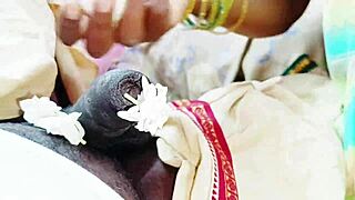 Indian Bhabhi Whispers Dirty Secrets During Daddy's Best Blowjob