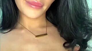 British Student Fingers Squirts On Webcam