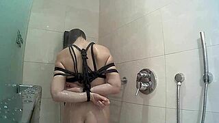 i couldn't look away from that naked girl bound in hotel shower...