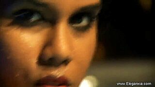 exotic oriental beauty seduces with erotic massage in ranch village nights
