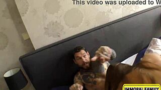 Alisa's Juicy Curves Bounce In Wild Bedroom Threesome Romp