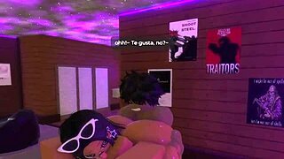 ebony whore rides bbc at roblox camp