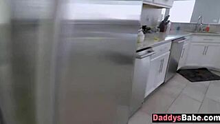 Naughty Teen Disciplined Hard by Furious Stepdad's Deepthroat Doggystyle