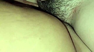 chubby latina hermanastra spreads wet pussy on tv