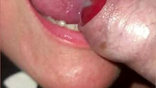 Fill My Mouth With Cum! Sloppy Deepthroat Facial Swallowing