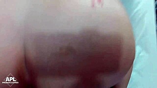 roommate slut no panties horny bent over doggystyle creampie part 2