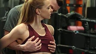 European Babe's Gym Anal Pounding by Big Cock