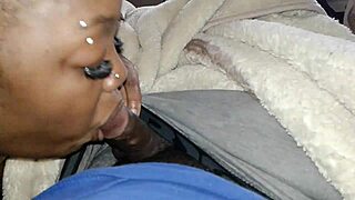 Roommate's Monster Black Cock Deepthroat Blowjob Tease