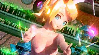 kagamine rin's alien bunny nude mod bares huge tits ass