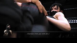 mixed wrestling forces brutal ring submission holds