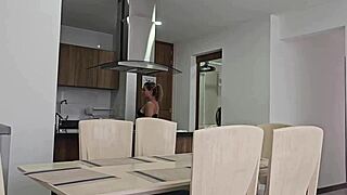 Will horny blonde deepthroat my cock to cover her husband's three months rent?