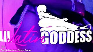 south american goon room curly hair i fuck her