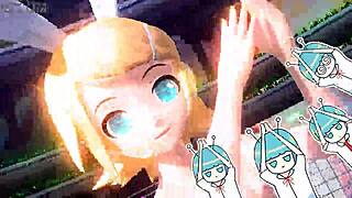 kagamine rin's alien bunny nude mod bares huge tits ass